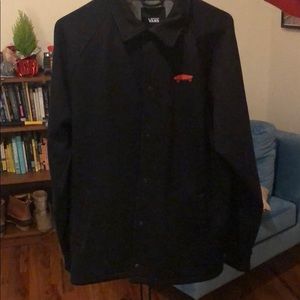 Vans sweater jacket with collar
